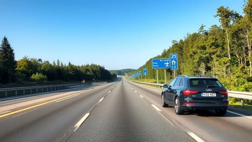 Göteborg till Norrköping vägen genom Sverige