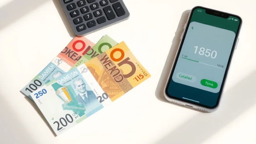 Hur byter du danska kronor till svenska