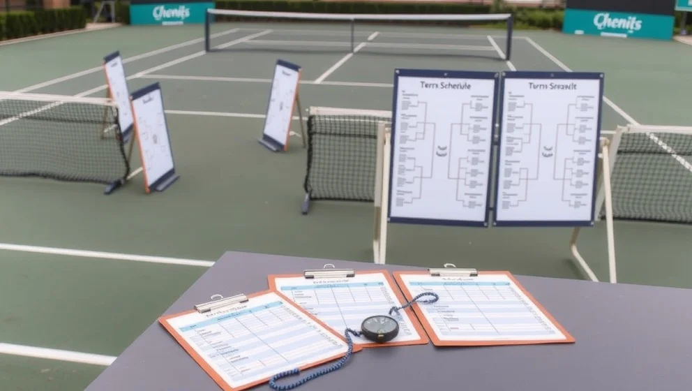 Hur planerar man en tennisturnering