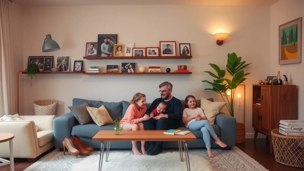 Karin Frick och hennes familj