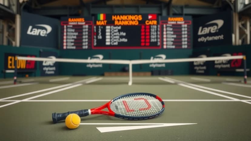 Leo Borgs ranking bland världens bästa tennisspelare