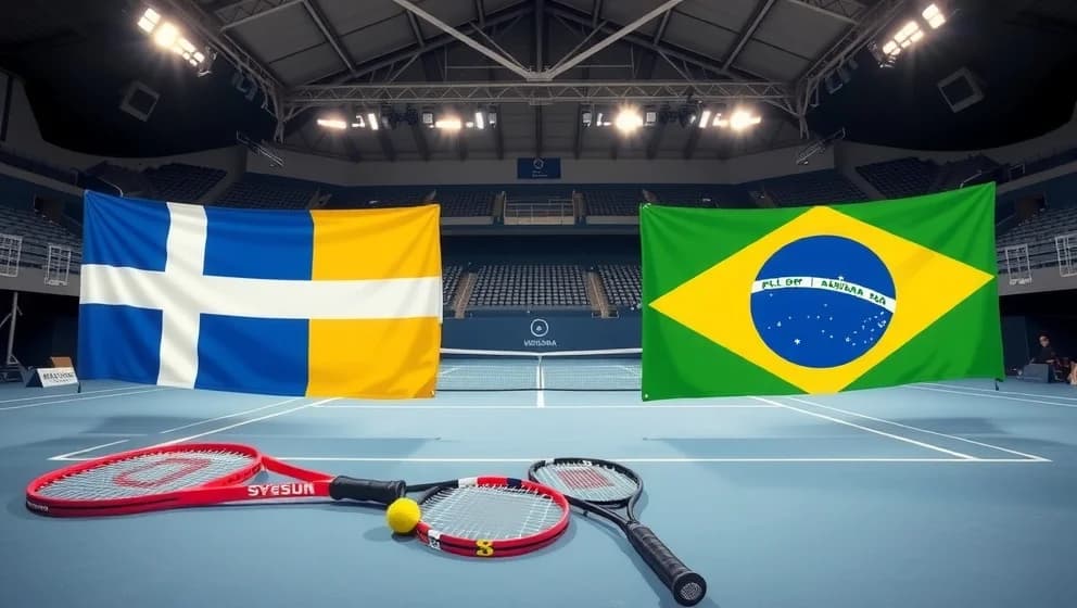Sverige möter Brasilien i Davis Cup