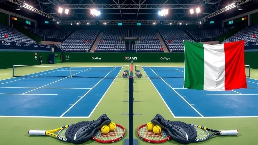 Sverige möter Italien i Davis Cup